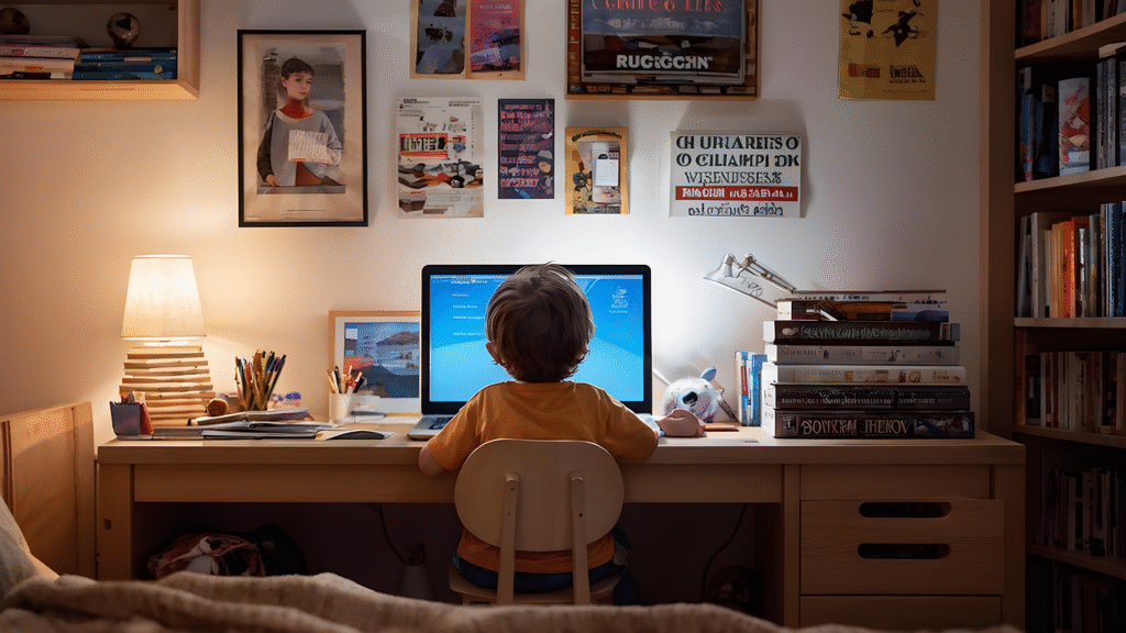 Child building practical skills while learning on a computer for real-world success in 2025